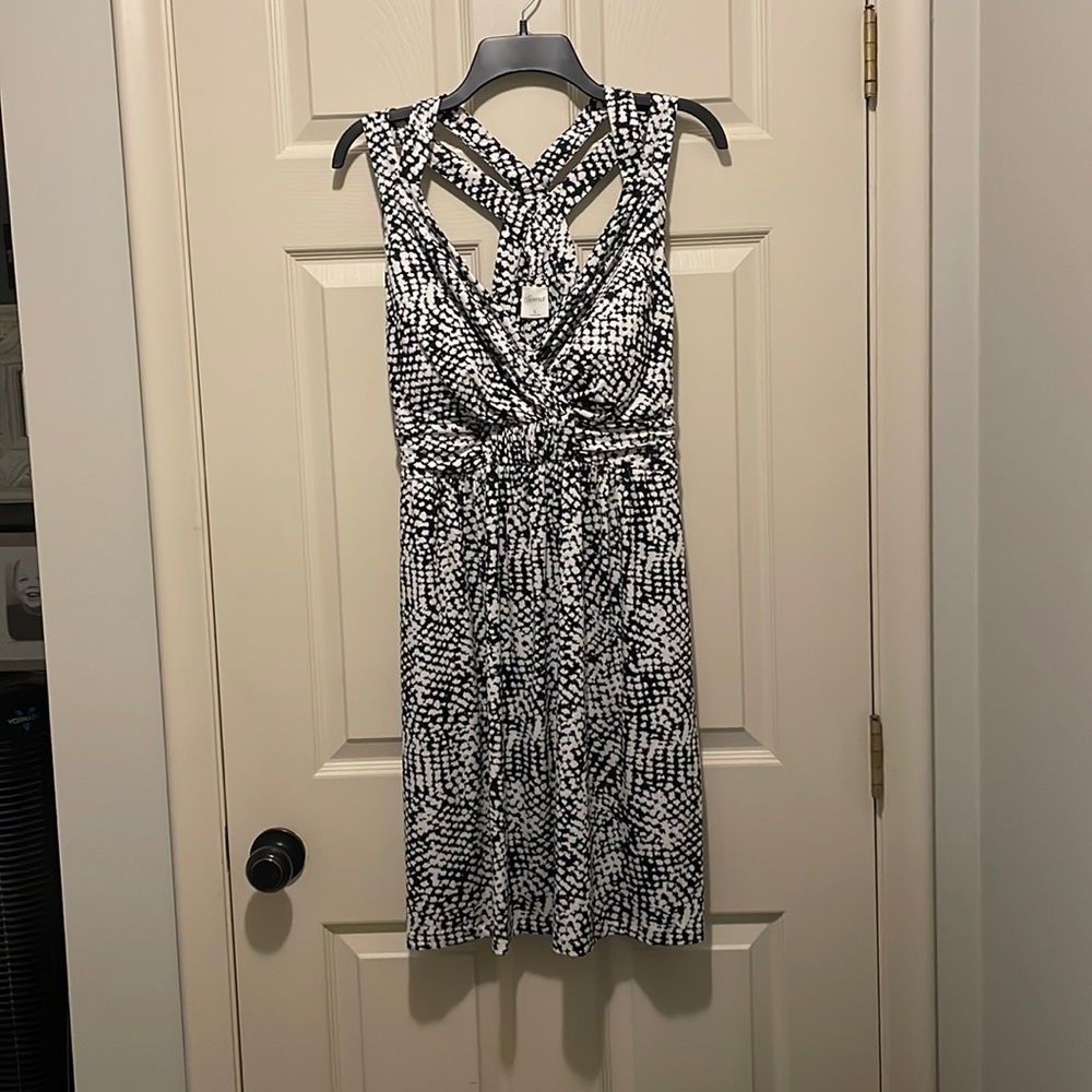 Black and white Soma sundress
